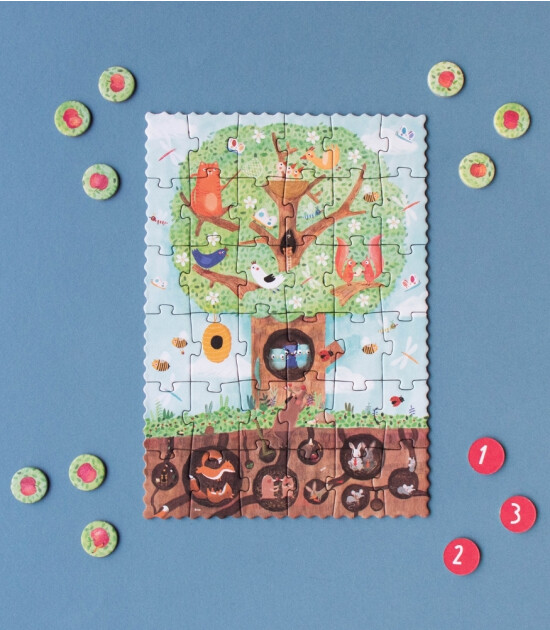 Londji Pocket Tiny Puzzle // Pommier (36 Par&ccedil;a)