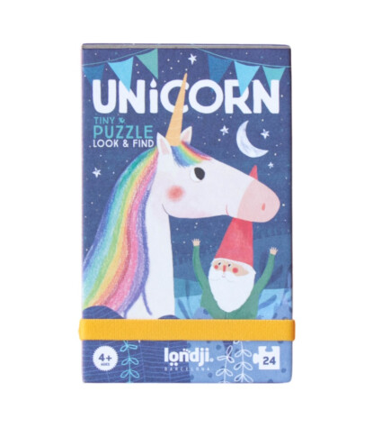 Londji Pocket Tiny Puzzle // Unicorn (24 Parça)
