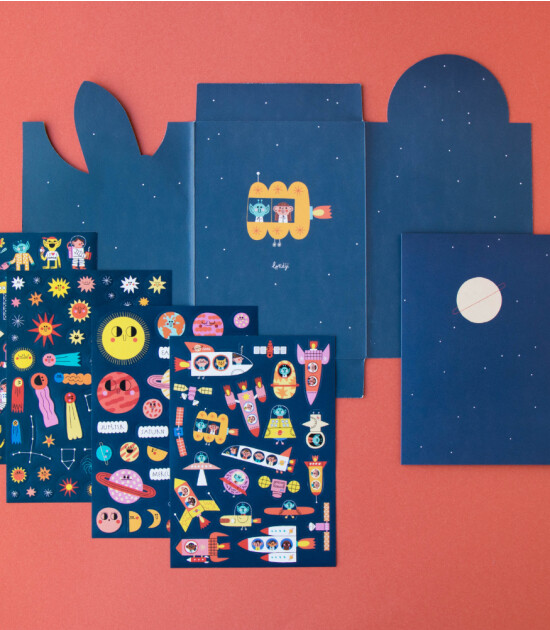 Londji Activities Stickers // Space