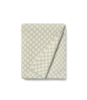 Lorena Canals Tiles Örgü Battaniye // Blue Sage