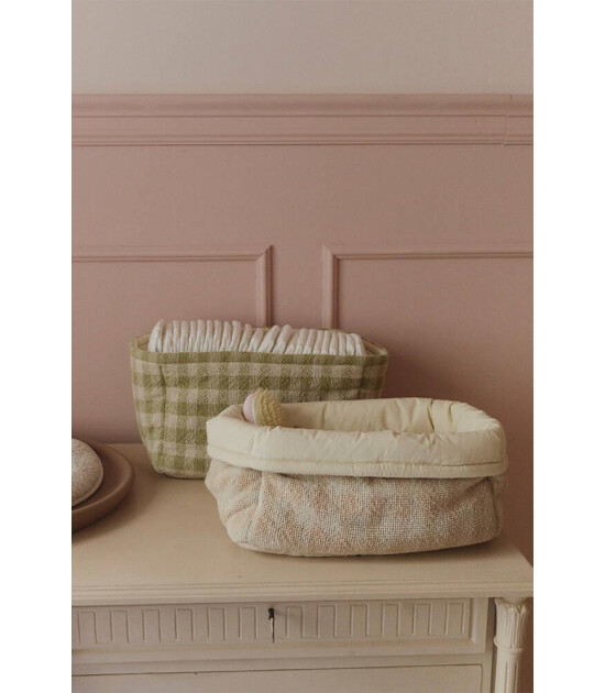 Lorena Canals Kapitone Sepet // Matcha