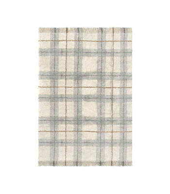 Lorena Canals Halı // Tartan - Blue Sage (M)