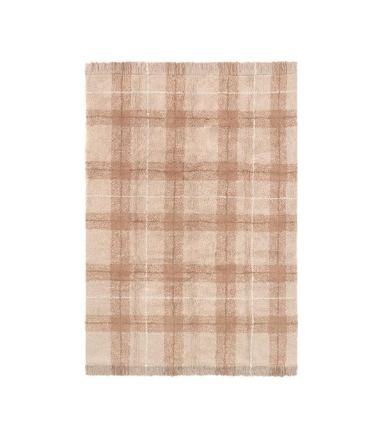 Lorena Canals Halı // Tartan - Rose (M)