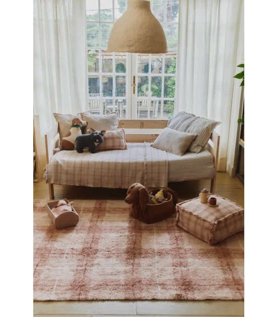 Lorena Canals Halı // Tartan - Rose (M)