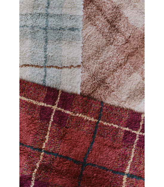 Lorena Canals Halı // Tartan - Vintage Red (M)