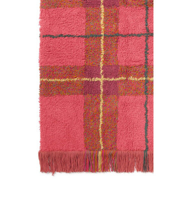 Lorena Canals Halı // Tartan - Vintage Red (S)