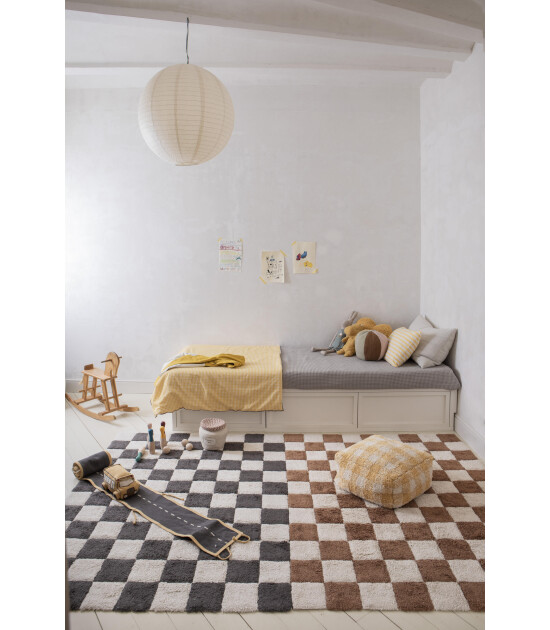 Lorena Canals Halı // Kitchen Tiles Dark Grey (M)
