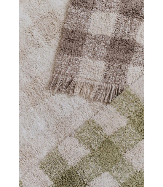 Lorena Canals &Ccedil;ocuk Odası Halısı, Vichy Ivory M