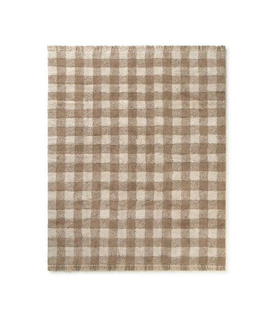 Lorena Canals &Ccedil;ocuk Odası Halısı, Vichy Marron XS