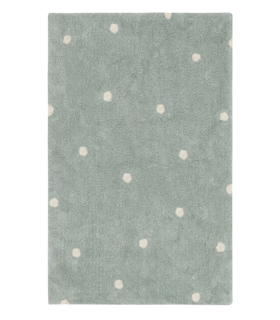 Lorena Canals Halı // Mini Dot Blue Sage