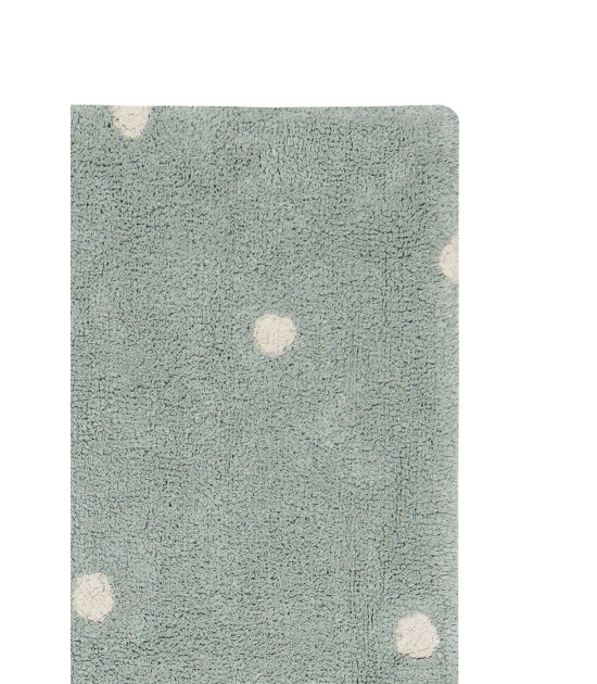 Lorena Canals Halı // Mini Dot Blue Sage