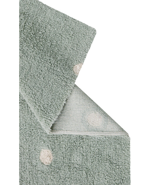 Lorena Canals Halı // Mini Dot Blue Sage