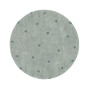 Lorena Canals Halı // Round Dot Blue Sage