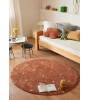 Lorena Canals Halı // Round Dot Chestnut