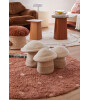 Lorena Canals Halı // Round Dot Chestnut