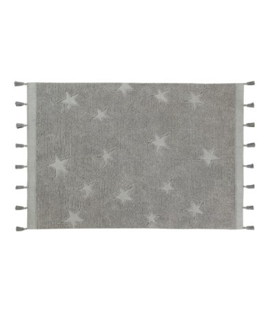 Lorena Canals Hippy Stars Halı // Gri (120x175cm)