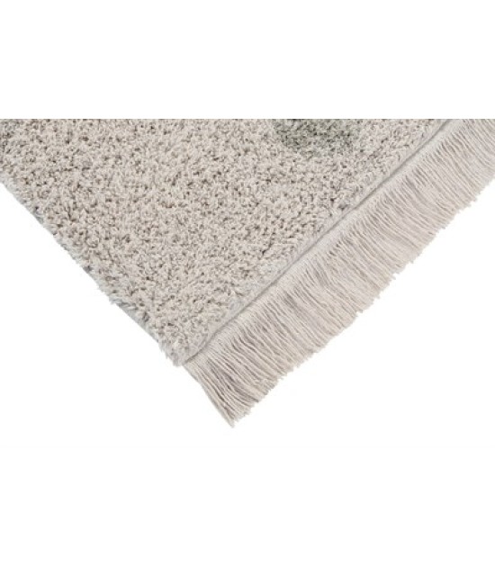 Lorena Canals Hippy Dots Kilim // Olive (120x160cm)