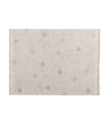 Lorena Canals Hippy Dots Kilim // Vintage Nude (120x160cm)