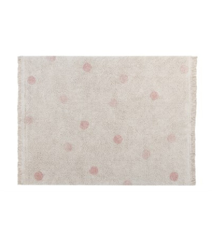 Lorena Canals Hippy Dots Kilim // Vintage Nude (120x160cm)