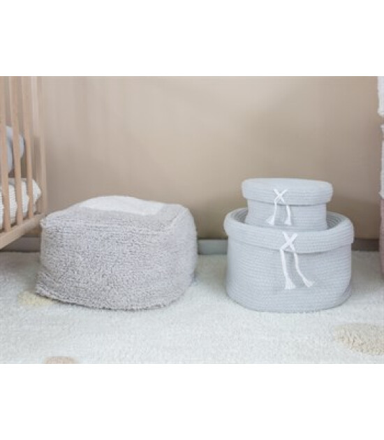 Lorena Canals Candy Box Sepet // Light Blue (S)