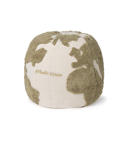 Lorena Canals Puf // World Map Rugcycled