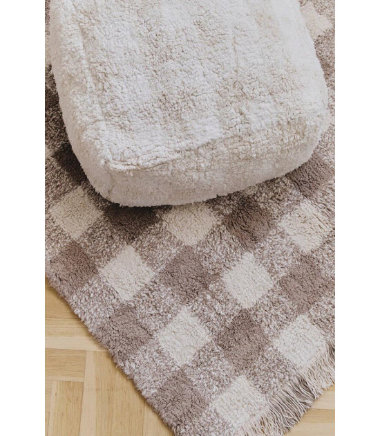 Lorena Canals Vichy Puf // Ivory