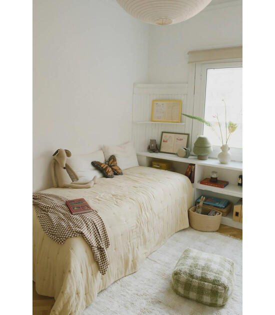 Lorena Canals Vichy Puf // Matcha