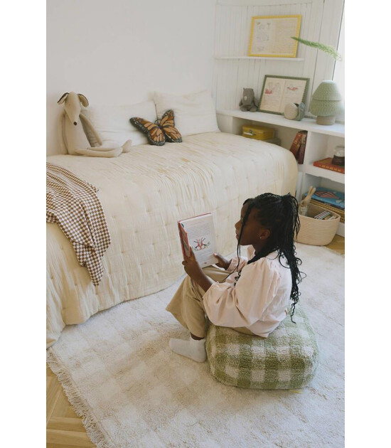 Lorena Canals Vichy Puf // Matcha