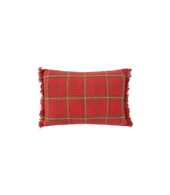 Lorena Canals Yastık // Tartan - Mapple Red
