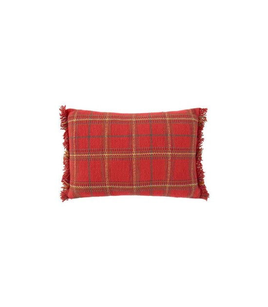 Lorena Canals Yastık // Tartan - Mapple Red