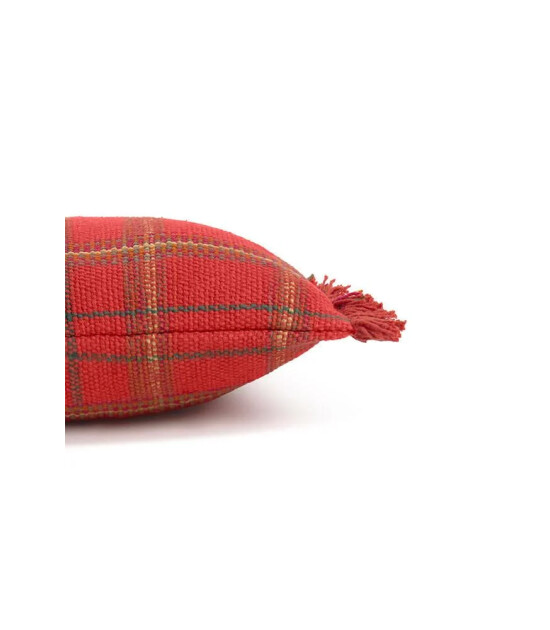 Lorena Canals Yastık // Tartan - Mapple Red
