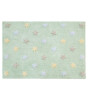 Lorena Canals Stars Tricolor Halı // Mint (120x160cm)