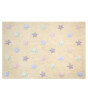 Lorena Canals Stars Tricolor Halı // Vanilya (120x160cm)