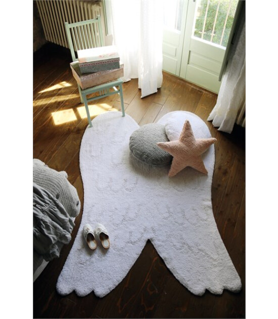 Lorena Canals Wings Halı // Beyaz (120x160cm)
