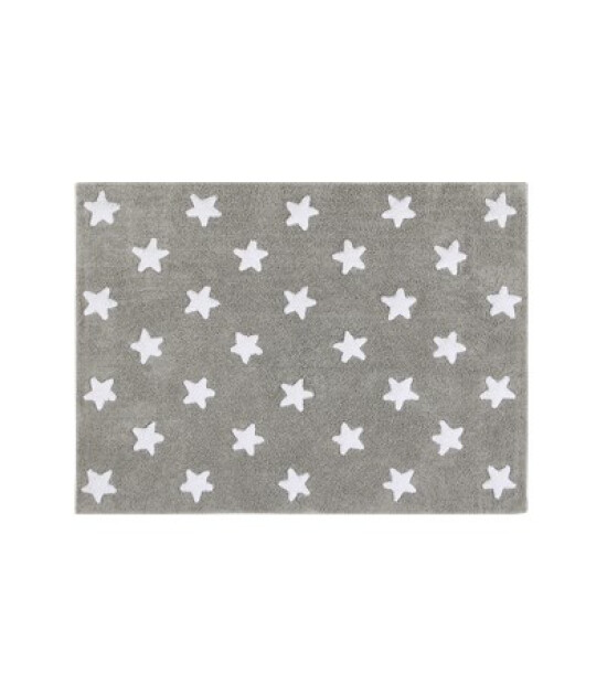 Lorena Canals Stars Halı // Gri - Beyaz (120x160cm)