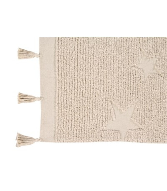 Lorena Canals Hippy Stars Halı // Naturel (120x175cm)