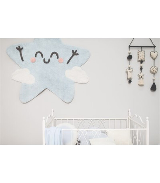 Lorena Canals Mr. Wonderful Kids Baby Halı // Happy Star  (120cm)