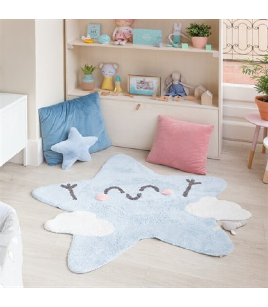Lorena Canals Mr. Wonderful Kids Baby Halı // Happy Star  (120cm)