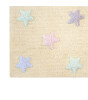 Lorena Canals Stars Tricolor Halı // Vanilya (120x160cm)