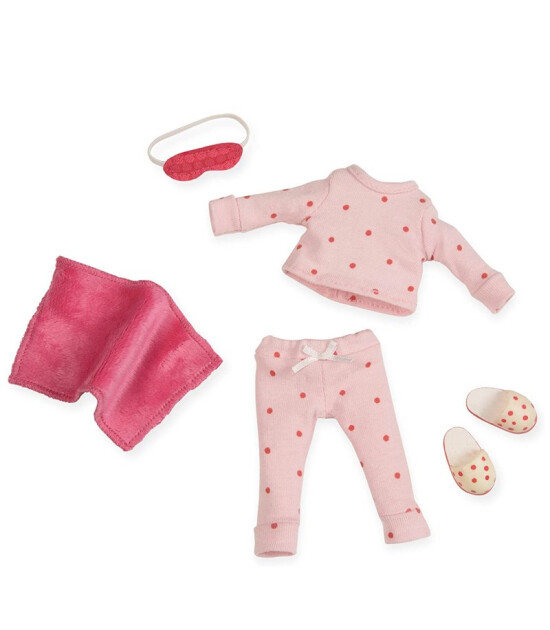 Lori Oyuncak Bebek Kıyafet Seti // Polka Dotted Pyjama