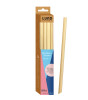 Lund London Bamboo Straws - 8 mm Bambu Pipet Set (12 Adet)
