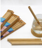 Lund London Bamboo Straws - 12 mm Bambu Pipet Set (4 Adet)