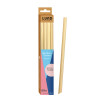 Lund London Bamboo Straws - 8 mm Bambu Pipet Set (4 Adet)