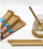 Lund London Bamboo Straws - 8 mm Bambu Pipet Set (4 Adet)