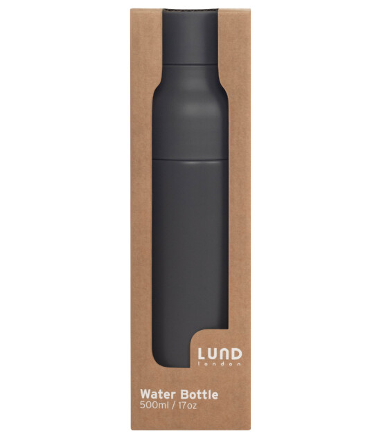 Lund London Active Paslanmaz Çelik Su Şişesi (500 ml) // Grey
