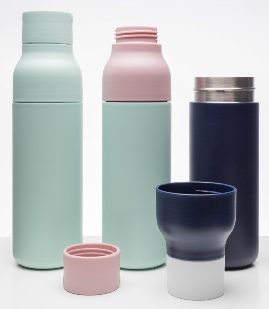 Lund London Active Paslanmaz Çelik Su Şişesi (500 ml) // Grey