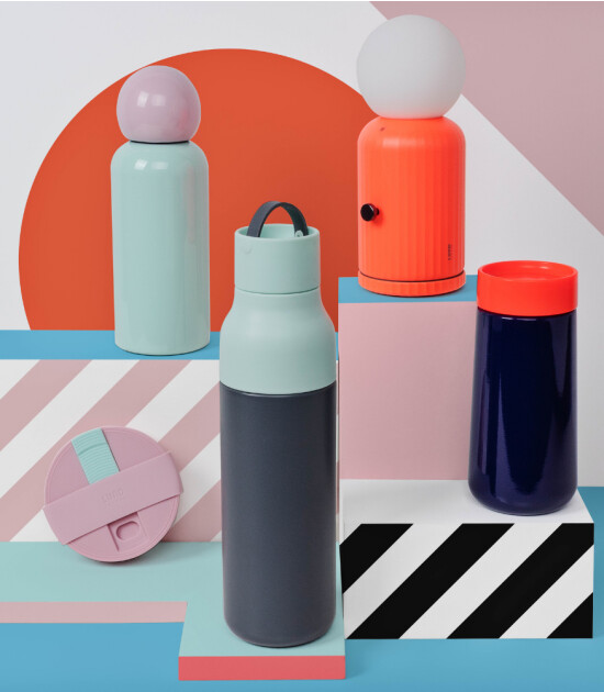 Lund London Active Paslanmaz Çelik Su Şişesi (500 ml) // Grey