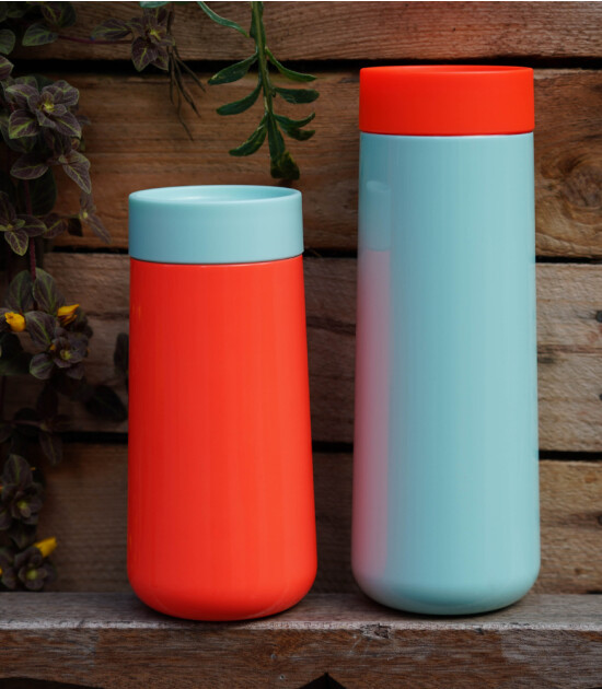 Lund London Travel Mug Termos Bardak (350 ml) // Coral & Mint