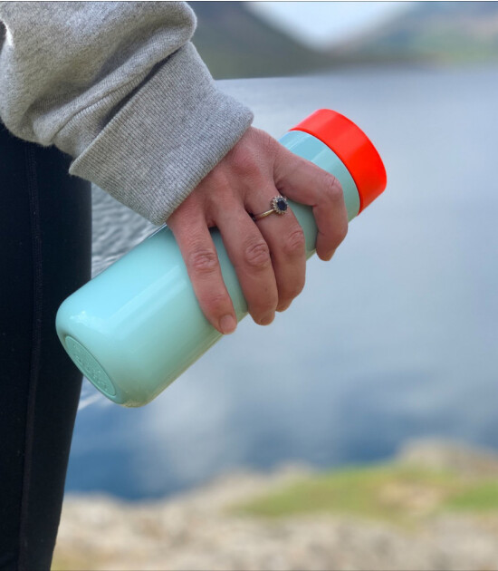 Lund London Travel Mug Termos Bardak (350 ml) // Coral & Mint