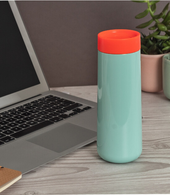 Lund London Travel Mug Termos Bardak (350 ml) // Coral & Mint